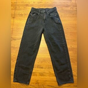 American Eagle Outfitters Black Boyfriend Jeans Relaxed Fit